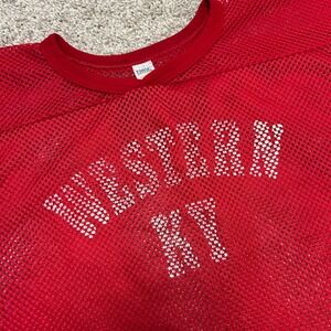 Vintage Western Kentucky Hilltoppers Mesh Practice Jersey Size L/XL‎ USA Cropped